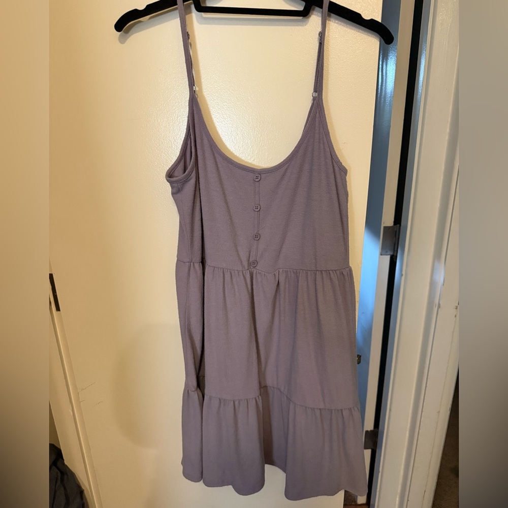 Lavender spaghetti strap dress